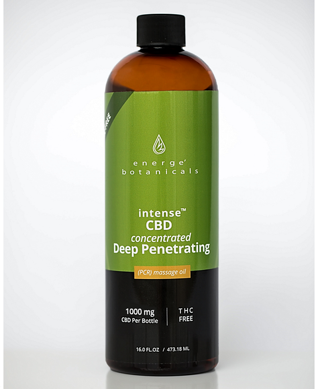 CBD Massage Oil - Energe-botanicals.com