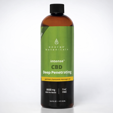 CBD German Chamomile Body Massage Oil - 16oz